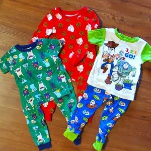 3T pajama sets - bundle of 3